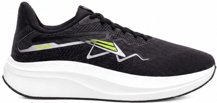 Tênis FILLON 4002 preto em fundo branco